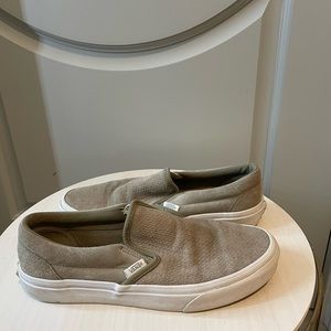 Tan textured vans